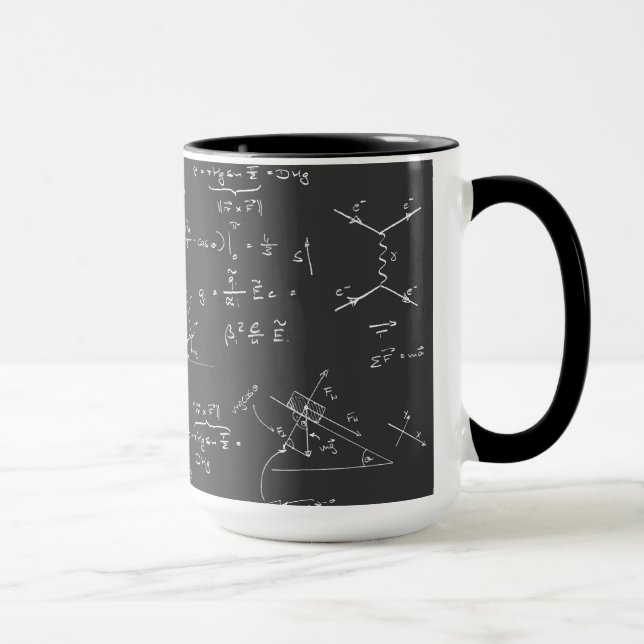 Physikdiagramme und -formeln tasse (Rechts)