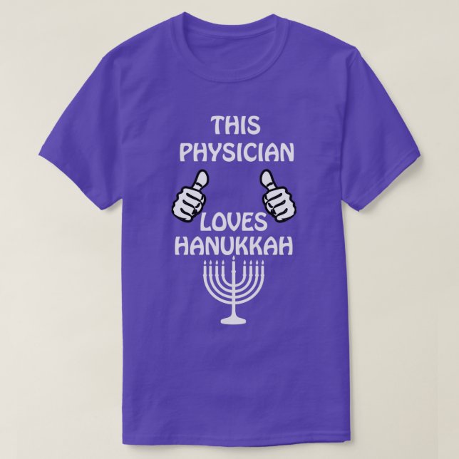 Physiker Hanukkah lustig T-Shirt (Design vorne)