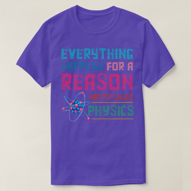 Physiker Retro Science Physik T-Shirt (Design vorne)