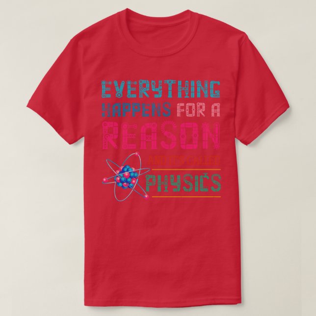 Physiker Retro Science Physik T-Shirt (Design vorne)
