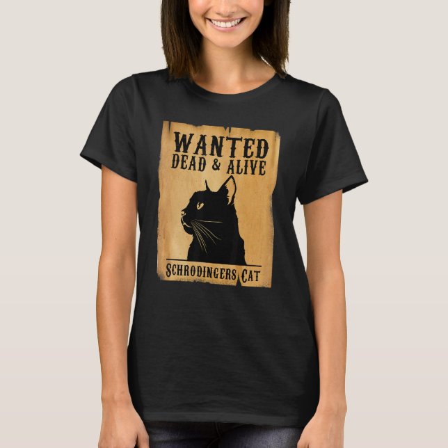 Physiker Shrodingers  Physikstudent Schrödinger T-Shirt (Vorderseite)