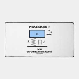 Physiker tun es mit einer einheitlichen harmonisch schreibtischunterlage