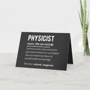 Physikerin Feiertagskarte