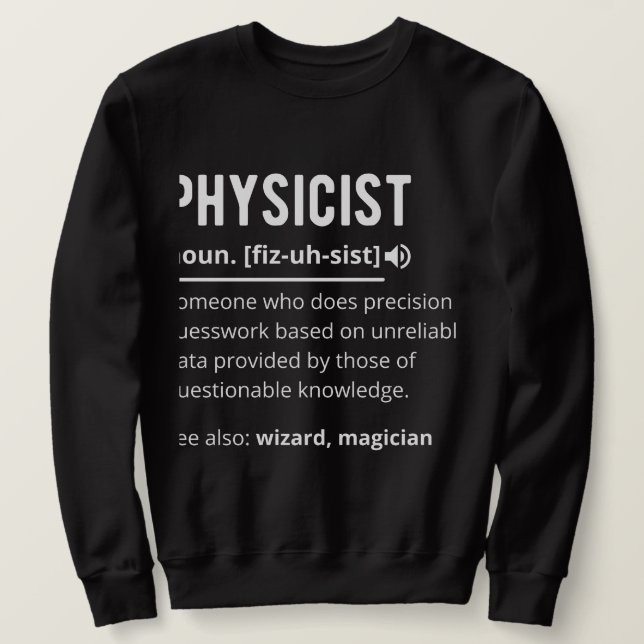 Physikerin Sweatshirt (Design vorne)