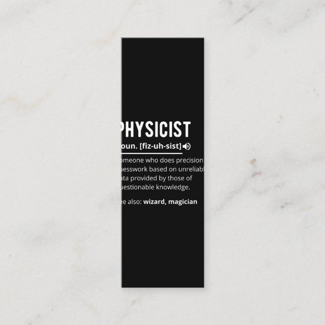 Physikerin Treuekarte (Vorderseite)