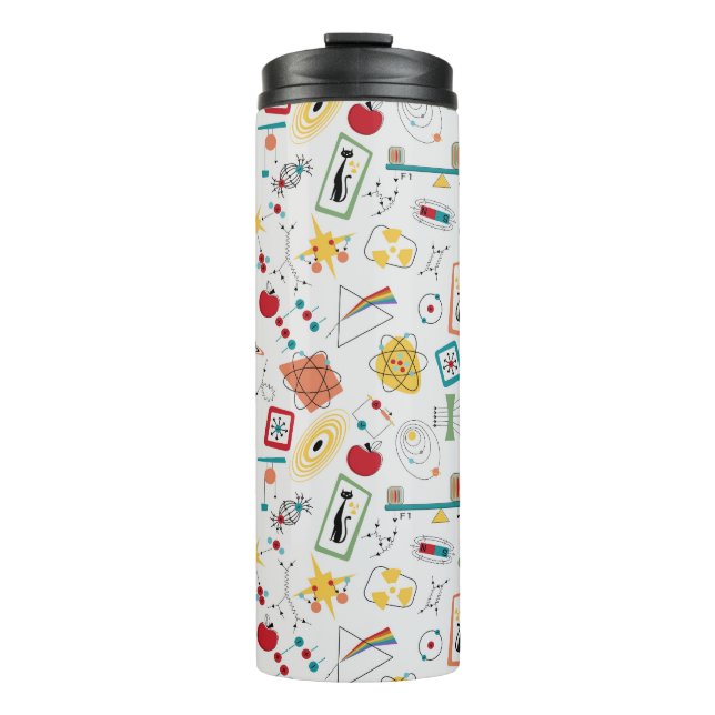 Physikkataster des modernen Atomzeitalters Mitte d Thermosbecher (Vorderseite)