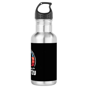 Physiklehrer Shih Tzu Hundeliebhaber Edelstahlflasche