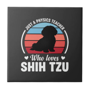 Physiklehrer Shih Tzu Hundeliebhaber Fliese