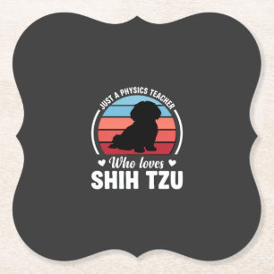 Physiklehrer Shih Tzu Hundeliebhaber Untersetzer