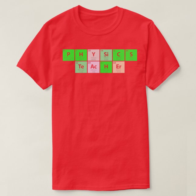 Physiklehrer T-Shirt (Design vorne)