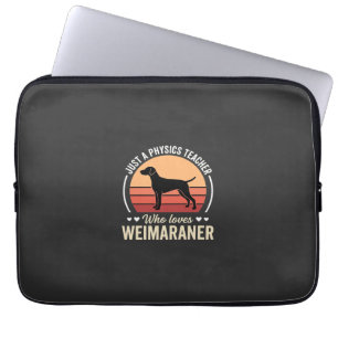 Physiklehrer Weimaraner-Hundefreund Laptopschutzhülle
