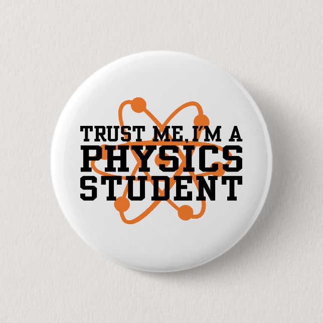 Physikstudent Button (Vorderseite)