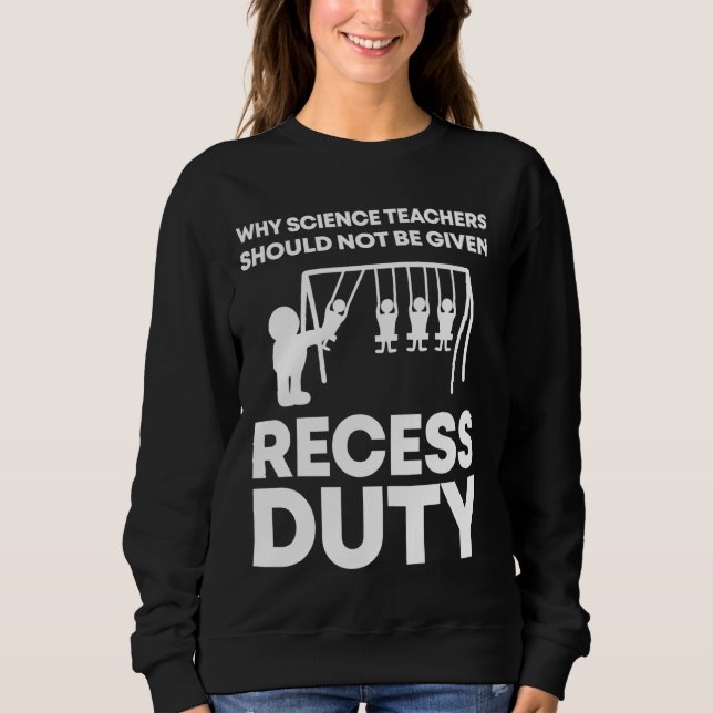 Physikstudent I Funny Science Lehrer Sweatshirt (Vorderseite)