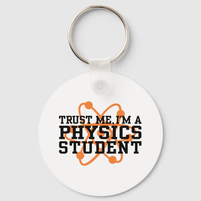 Physikstudent Schlüsselanhänger (Vorderseite)