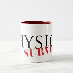 PhysikSurvivor Zweifarbige Tasse
