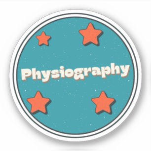 Physiographie Aufkleber
