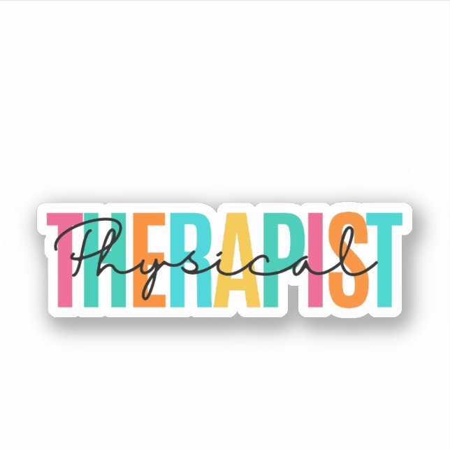 Physiotherapeut Aufkleber (Vorderseite)