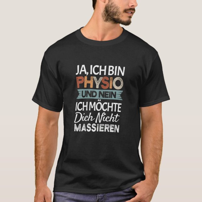 Physiotherapeut bei Frauen Medizinphysi T-Shirt (Vorderseite)