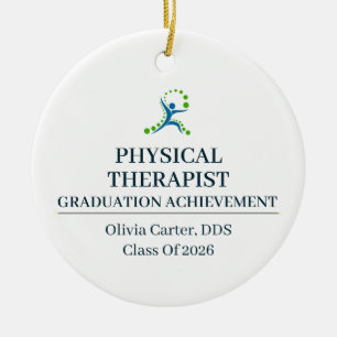 Physiotherapeut Benutzerdefinierter Name Seit Jahr Keramik Ornament