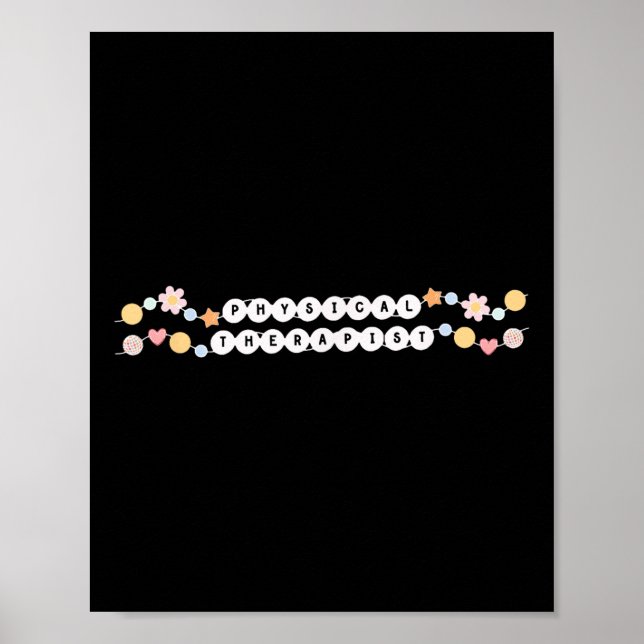 Physiotherapeut Freundschaft Bracelet Pt Tha Poster (Vorne)