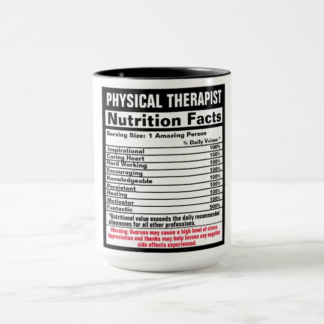 Physiotherapeut Funny Gift Tasse (Zentrum)
