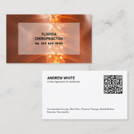 Physiotherapeut für Chiropraktor Custom QR Visitenkarte