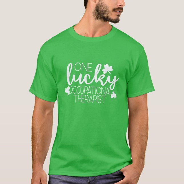 Physiotherapeut für den St. Patrick's Day PT T-Shirt (Vorderseite)