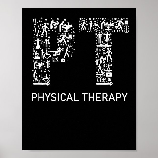 Physiotherapeut Geschenk PT Monat Poster (Vorne)