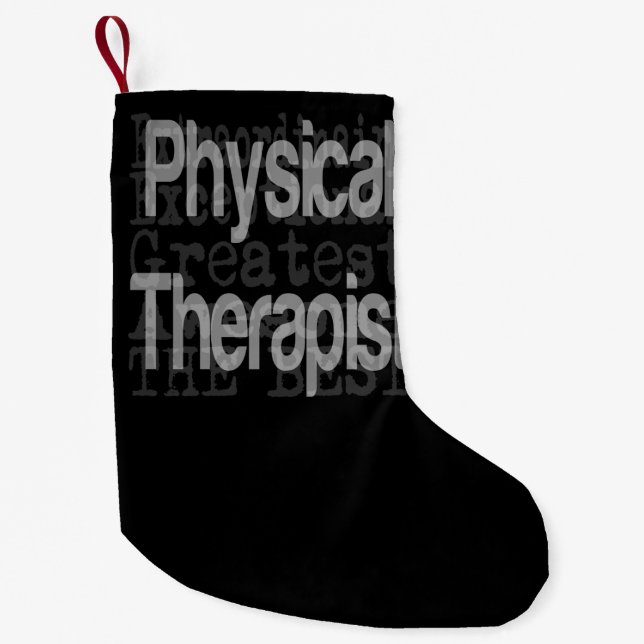 Physiotherapeut Kleiner Weihnachtsstrumpf (Vorderseite)
