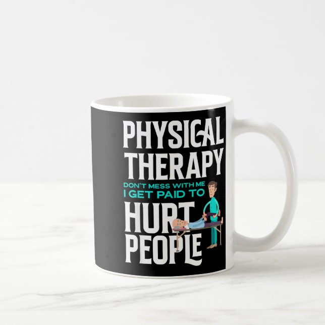 Physiotherapeut lustige Physiotherapie Kaffeetasse (Rechts)