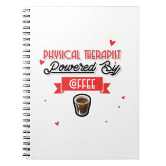 Physiotherapeut mit Kaffee Notizblock