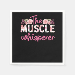 Physiotherapeut Muskel Whisperer Rose Serviette
