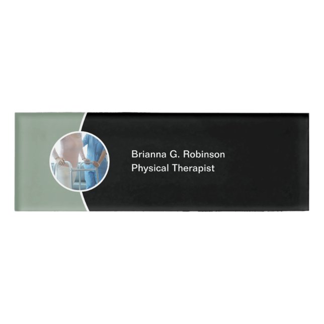 Physiotherapeut Namenschild (Vorderseite)