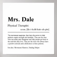 Physiotherapeut Personalisiertes Geschenk