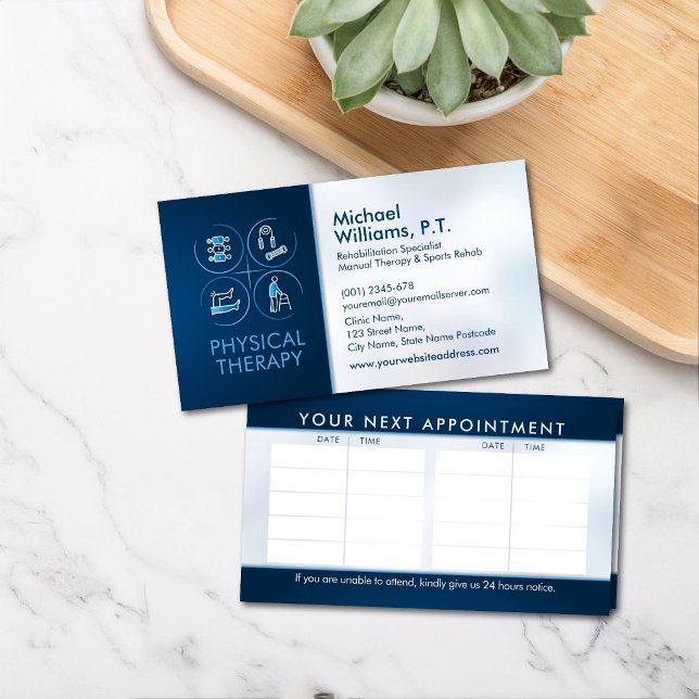 Physiotherapeut - Physiotherapie  Visitenkarte (Von Creator hochgeladen)