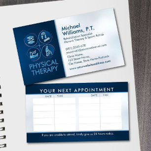 Physiotherapeut - Physiotherapie Visitenkarte