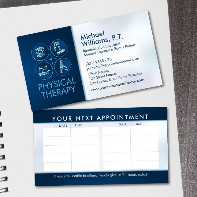 Physiotherapeut - Physiotherapie  Visitenkarte (Von Creator hochgeladen)