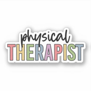 Physiotherapeut PT Graduate Physiotherapie Aufkleber