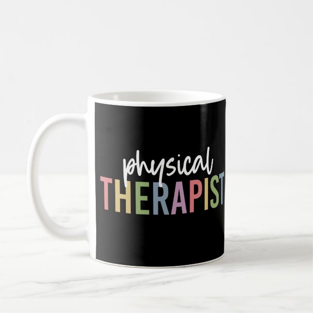 Physiotherapeut PT Graduate Physiotherapie Geschen Kaffeetasse (Links)