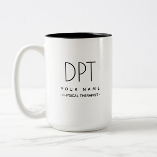 Physiotherapeut PT Moderne Minimalistische Tasse