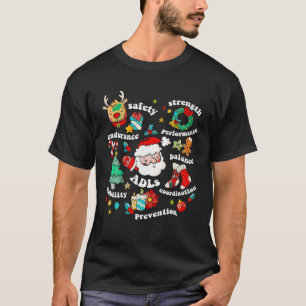 Physiotherapeut PT Weihnachtsfeiertag Physikalisch T-Shirt