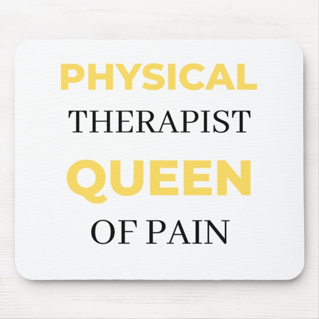 Physiotherapeut Queen Of Pain 2 Mousepad (Vorne)