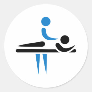 Physiotherapeut Runder Aufkleber