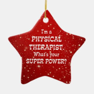 Physiotherapeut Super-Power Keramik Ornament