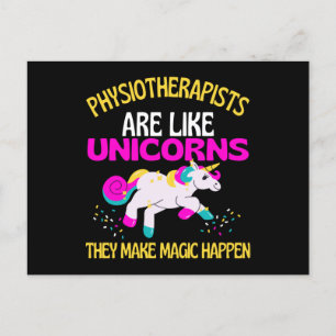 Physiotherapeut Unicorn , Magische Unicornphysik Postkarte