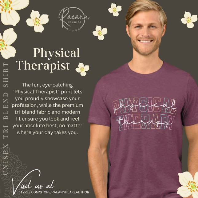 Physiotherapeut Unisex Tri-Blend-Shirt Tri-Blend Shirt (Von Creator hochgeladen)
