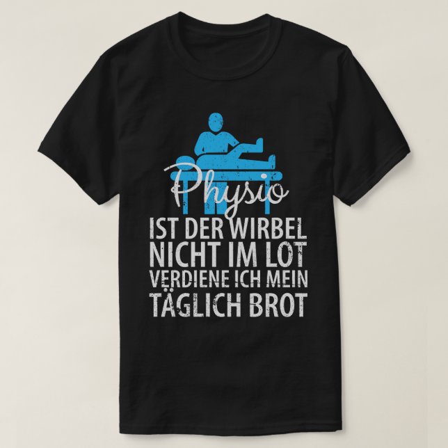 Physiotherapeuten 5 T-Shirt (Design vorne)
