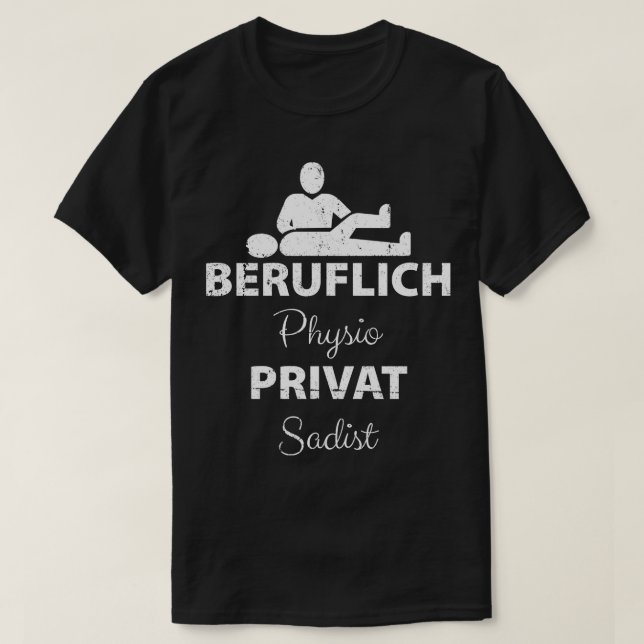 Physiotherapeuten 9 T-Shirt (Design vorne)