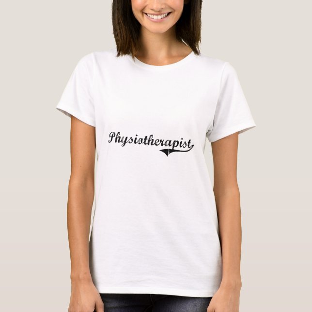 Physiotherapeuten-beruflicher Job T-Shirt (Vorderseite)