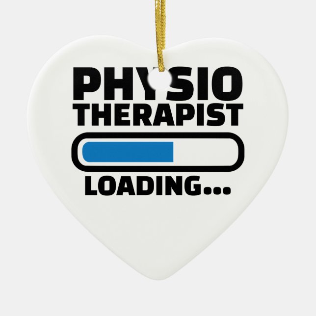 Physiotherapeutenladen Keramik Ornament (Vorne)